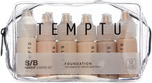 Load image into Gallery viewer, TEMPTU Airbrush Makeup System 2.0 Premier Kit: Airbrush Makeup Set for Professionals Includes S/B Silicone-Based Foundation Starter Set & Cleaning Kit, Travel-Friendly