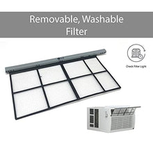 Load image into Gallery viewer, LG 6,000 BTU High Efficiency Window AC, Cools 250 Sq.Ft. (10' x 25' Room Size), Quiet Operation, Electronic Control with Remote, 3 Cooling & Fan Speeds, 4-Way Air Deflection, Auto Restart, 115V