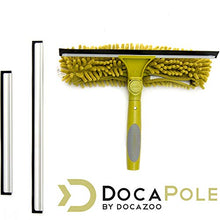 Load image into Gallery viewer, DOCAZOO DocaPole 6-24 Foot Extension Pole + Squeegee & Window Washer Combo // Telescopic Pole for Window Cleaning // Includes 3 Sizes of Squeegee Blades