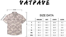 Load image into Gallery viewer, VATPAVE Mens Front Pocket Hawaiian Shirts Casual Short Sleeve Button Down Beach Shirts Large Multicolor Aloha