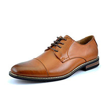 Load image into Gallery viewer, Bruno HOMME MODA ITALY PRINCE Men's Classic Modern Oxford Wingtip Lace Dress Shoes,PRINCE-6-BROWN,7.5 D(M) US