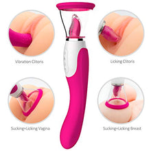 Load image into Gallery viewer, Okutani Perfect Size Realistic Tongue Licker with Multi Speed Líckíng&Vibrating Handheld Wireless Pussy Pleasure Massaging Tools for Female Underwear Therapy Device IPX7 Waterproof Tshirt