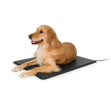 Load image into Gallery viewer, K&H Pet Products Deluxe Lectro-Kennel Heated Pad Small Gray 12.5" x 18.5" 40W