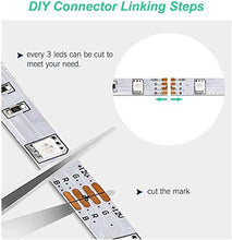 Load image into Gallery viewer, PHOPOLLO LED Strip Lights, 16.4FT Waterproof 5050 150LEDs RGB Flexible LED Lights for Bedroom with 44-Key IR Remote Controller and 12V Power Supply, Ideal for House and Holiday Decoration