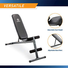 Load image into Gallery viewer, Exercise Utility Bench for Upright, Incline, Decline, and Flat Exercise SB-261W