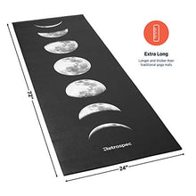Load image into Gallery viewer, Retrospec Pismo Yoga Mat w/Nylon Strap for Men & Women - Non Slip Excercise Mat for Yoga, Pilates, Stretching, Floor & Fitness Workouts, Moonlight