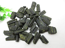 Load image into Gallery viewer, Dalas Raw Natural Green Tourmaline Schorl Crystal Gem Original Mineral Specimen Rough Stone