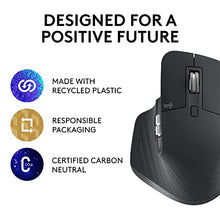 Load image into Gallery viewer, Logitech MX Master 3S - Wireless Performance Mouse with Ultra-fast Scrolling, Ergo, 8K DPI, Track on Glass, Quiet Clicks, USB-C, Bluetooth, Windows, Linux, Chrome - Graphite