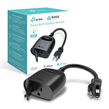 Load image into Gallery viewer, Kasa Outdoor Smart Dimmer Plug, IP64 Plug- in Dimmer for Outdoor String Lights, Compatible with Alexa, Google Assistant & SmartThings, Long Wi-Fi Range 2.4Ghz, No Hub Required, ETL Certified(KP405)