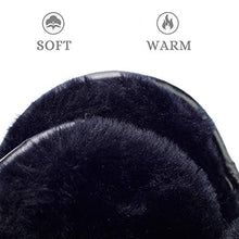 Load image into Gallery viewer, Ear Warmers For Men Women Foldable Fleece Unisex Winter Warm Earmuffs Outdoor Skiing,Biking (Black)