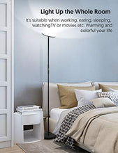 Load image into Gallery viewer, Floor Lamp, Floor lamps for living room, Sky LED Torchiere Smart Lamps, TECKIN Dimmable Standing lamp, Remote Control Via Smart Life, Lamps for Bedroom, Office (Compatible with Alexa Google Home)