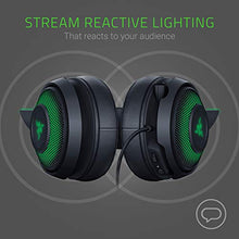 Load image into Gallery viewer, Razer Kraken Kitty RGB USB Gaming Headset: THX 7.1 Spatial Surround Sound - Chroma RGB Lighting - Retractable Active Noise Cancelling Mic - Lightweight Aluminum Frame - For PC - Classic Black