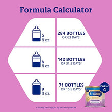 Load image into Gallery viewer, Enfamil Gentlease Baby Formula, Reduces Fussiness, Crying, Gas and Spit-up in 24 hours, DHA & Choline to support Brain development, Powder Can, 19.9 Oz, Pack of 4 (Total 79.6 Oz)