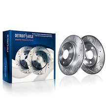 Load image into Gallery viewer, Detroit Axle - Front and Rear Drilled Disc Brake Rotors Ceramic Brake Pads Replacement for 2007-2013 Nissan Altima - 8pc Set