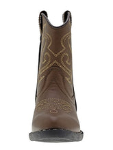 Load image into Gallery viewer, Canyon Trails Kids' Lil Cowboy Pointed Toe Classic Western Boots (Toddler/Little Kid (2 US Little Kid, Brown)