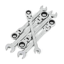 Load image into Gallery viewer, SATA 5-Piece 12 Pt. Flex-Head Ratcheting Wrench Set, Metric - ST09082SJ