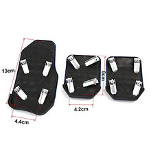 Load image into Gallery viewer, uxcell 3 in 1 Universal Racing Sports Non-Slip Automatic Car Gas/Brake Pedals Pad Cover