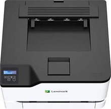 Load image into Gallery viewer, Lexmark C3224dw Color Laser Printer with Wireless capabilities, Standard Two Sided printing, Two Line LCD Screen with Full-Spectrum Security and Prints Up To 24 ppm (40N9000),White, Gray