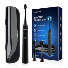 Load image into Gallery viewer, Electric Toothbrush, Rechargeable Power Sonic Toothbrush with 40000VPM, 5 Optional Modes, Smart Timers&2 DuPont Brush Heads, Electronic Toothbrush for Adults with Travel Case, IPX7 Waterproof