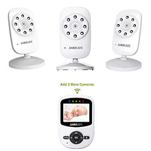 Load image into Gallery viewer, Video Baby Monitor with Digital Camera, ANMEATE Digital 2.4Ghz Wireless Video Monitor with Temperature Monitor, 960ft Transmission Range, 2-Way Talk, Night Vision, High Capacity Battery (White)