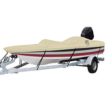 Load image into Gallery viewer, Classic Accessories DryGuard Heavy Duty Waterproof Boat Cover For V-Hull Runabouts, For 17' - 19' L Up to 102" W