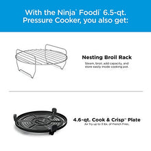 Load image into Gallery viewer, Ninja OS301 Foodi 10-in-1 Pressure Cooker and Air Fryer with Nesting Broil Rack, 6.5 Quart, Stainless Steel