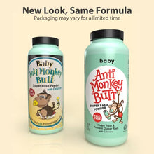 Load image into Gallery viewer, Anti Monkey Butt Baby Powder with Calamine - Prevents Diaper Rash and Absorbs Moisture - Talc Free - 6 Ounces - Pack of 1