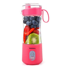Load image into Gallery viewer, Portable Blender, Smoothie Blenders, Personal Size Blender USB Rechargeable Smoothies and Shakes Juicer Cup, 4000mAh Battery Strong Power Pink