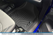 Load image into Gallery viewer, SMARTLINER 3 Row Liner Set Black Compatible with 2017-2021 Chrysler Pacifica 7 or 8 Passenger Model (No Hybrid Models) and 2020 Voyager