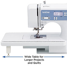 Load image into Gallery viewer, Brother XR9550 Sewing and Quilting Machine, Computerized, 165 Built-in Stitches, LCD Display, Wide Table, 8 Included Presser Feet, 20x12x17, White