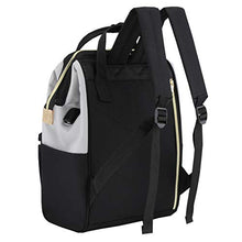 Load image into Gallery viewer, Himawari Laptop Backpack Travel Backpack With USB Charging Port Large Diaper Bag Doctor Bag School Backpack for Women&Men(9001-Gray&Black)