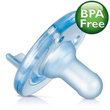 Load image into Gallery viewer, Philips AVENT Soothie Pacifier, 3+ Months, Blue, 4 Pack, SCF192/46