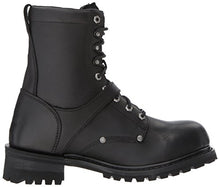 Load image into Gallery viewer, HARLEY-DAVIDSON FOOTWEAR Men's Faded Glory Motorcycle Boot, Black, 8 Wide US