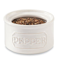 Load image into Gallery viewer, Mud Pie Door Knob Salt Cellar Set, White