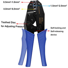 Load image into Gallery viewer, Wire Terminals Crimper Kit, Knoweasy Wire Crimping Tool of AWG22-10 and Electrical Connectors Kit with 700PCS Wire Terminals Connectors