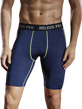 Load image into Gallery viewer, Neleus Men's 3 Pack Compression Shorts,6065,Black/Grey/Navy,L,EU XL