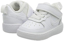 Load image into Gallery viewer, Nike Toddler Court Borough Low 2 TD White/White Size 6