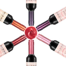Load image into Gallery viewer, 6 Colors Lip Gloss Set Wine Lipstick Matte Long Lasting Waterproof Lip Tint Set Lip Stain