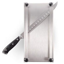 Load image into Gallery viewer, Meat slicer Stainless Steel Jerky Maker Cutting Board With 10-Inch Professional Slicing and Carving Knife