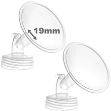 Load image into Gallery viewer, Nenesupply 19mm 2 pc Flanges Compatible with Spectra S2 Spectra S1 9 Plus Breastpumps Replacement to Spectra Pump Parts and Spectra Flange. Compatible with Spectra S2 Parts and Spectra Accessories