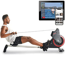 Load image into Gallery viewer, Air & Magnetic Rowing Machine with On Demand Coaching|14 Levels Dual Resistance| by Fitness Reality