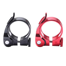 Load image into Gallery viewer, WILE Quick Release Bicycle Seatpost Clamp Black 34.9mm
