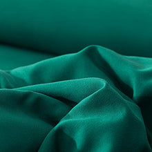 Load image into Gallery viewer, Wellboo Green Comforter Sets Queen Men Boys Bedding Sets Solid Emerald Comforter Cotton Women Adult Full Comforter Lightweight Microfiber Quilts Dark Color Blankets Breathable Soft with 2 Pillowcases