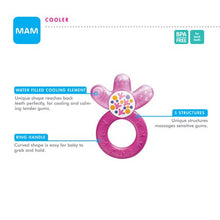 Load image into Gallery viewer, MAM Baby Toys, Teething Toys, Cooler Teether, Girl, 4+ Months, 1-Count (7961-012-0-1)
