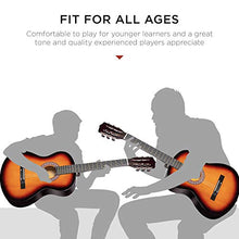Load image into Gallery viewer, Best Choice Products 38in Beginner All Wood Acoustic Guitar Starter Kit w/Case, Strap, Digital Tuner, Pick, Strings - Sunburst