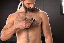 Load image into Gallery viewer, MicroTouch SOLO Titanium, Rechargeable Beard & Body Razor that Trims, Edges, Shaves, and Grooms