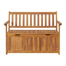 Load image into Gallery viewer, Alaterre Furniture Londonderry Outdoor Storage Bench, Natural