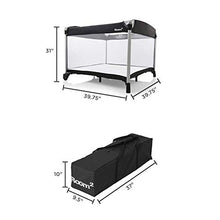 Load image into Gallery viewer, Joovy Room² Playard, Portable Playard, Playpen, Black