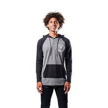 Load image into Gallery viewer, Ultra Game NFL Las Vegas Raiders Mens Fleece Hoodie Pullover Sweatshirt Henley, Team Color, Medium