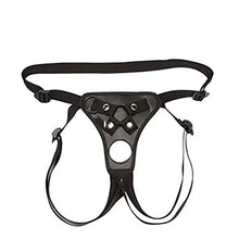 Load image into Gallery viewer, Strap Pants Artificial Soft Strapless Strapon Panties with Double Elastic Rings--FUPOIT (Black4)